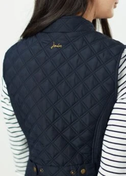 Joules Minx Diamond Quilted Gilet - Marine Navy -Horse Rider Shop joulesminxgiletnavy5rdy