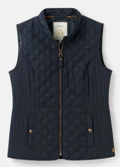 Joules Minx Diamond Quilted Gilet - Marine Navy -Horse Rider Shop joulesminxgiletnavy8rdy