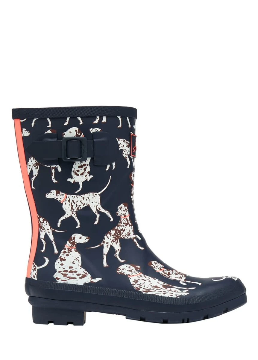 Joules Ladies Molly Wellingtons - Navy Dalmation 4 Joules Ladies Molly Wellingtons - Navy Dalmation - Image 4
