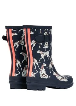 Joules Ladies Molly Wellingtons - Navy Dalmation