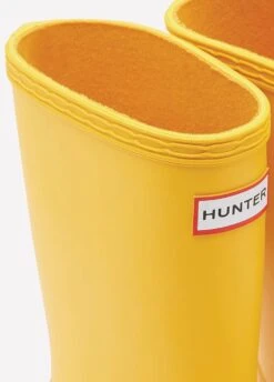 Hunter Kids First Classic Wellingtons - Yellow -Horse Rider Shop kidsfirstyell3rdy