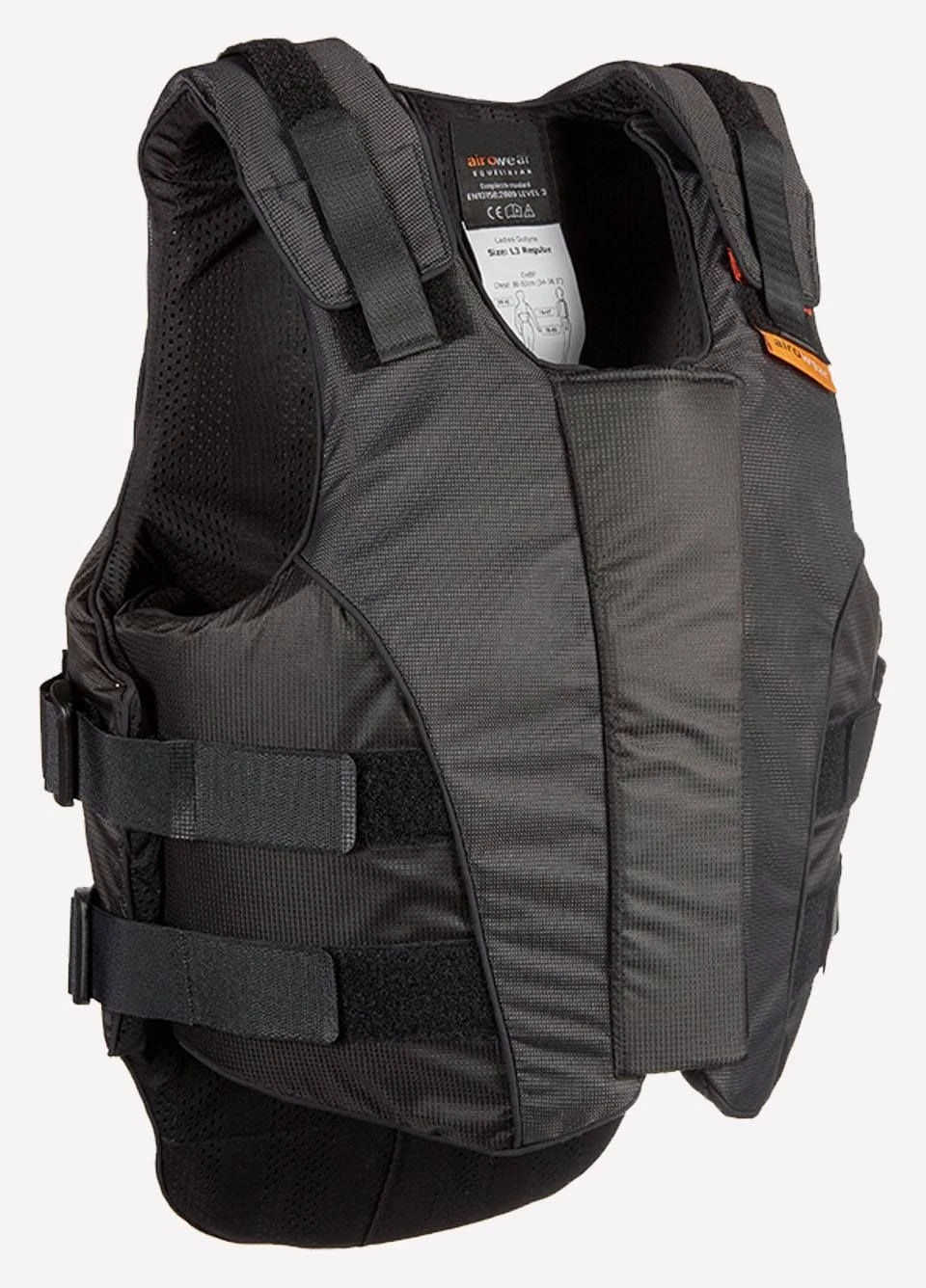 Airowear Ladies Outlyne Body Protector - BETA 2018 Level 3 Labelled - Black/Grey 1 Airowear Ladies Outlyne Body Protector - BETA 2018 Level 3 Labelled - Black/Grey