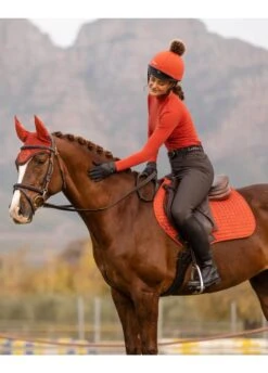 LeMieux Suede CC Square - Sienna -Horse Rider Shop lemieux cc pad sienna 3rdy