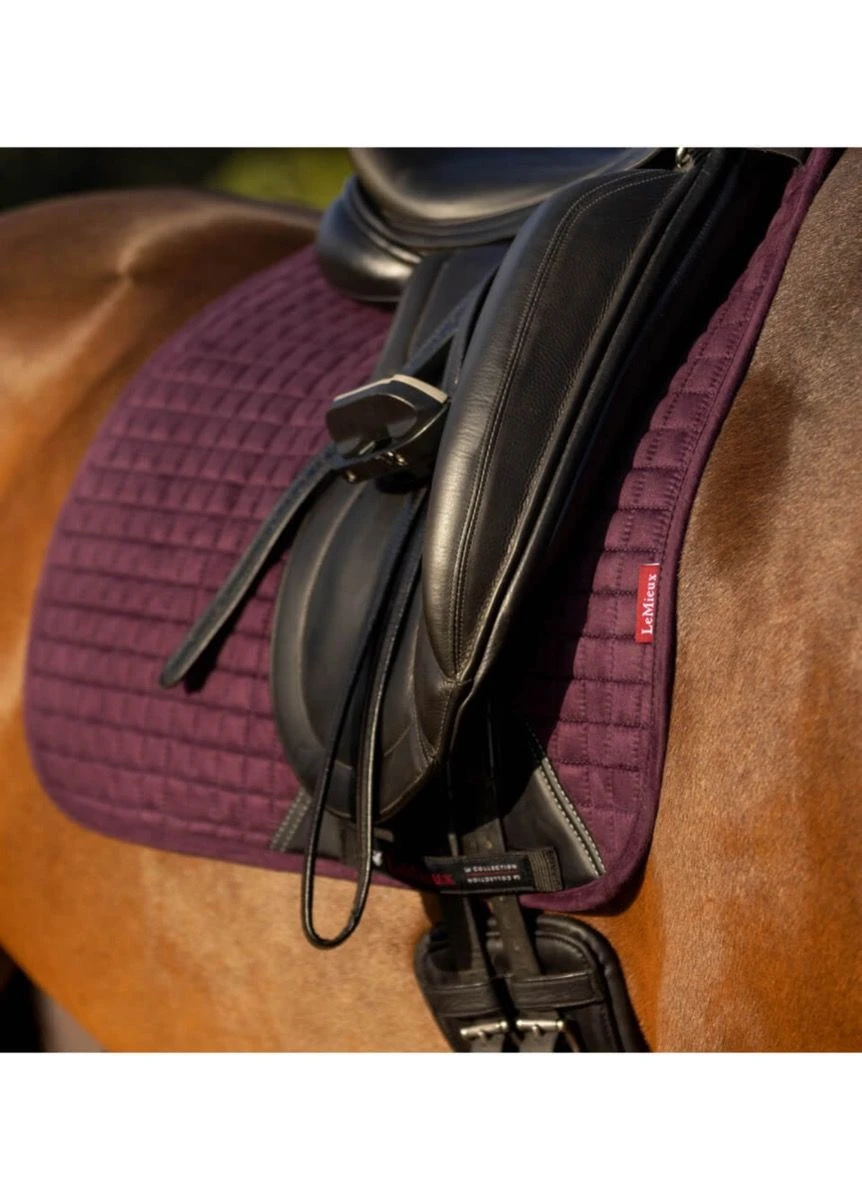 LeMieux Suede Dressage Square - Fig 2 LeMieux Suede Dressage Square - Fig - Image 2