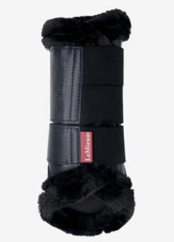 LeMieux Fleece Edged Mesh Brushing Boot - Twilight Navy -Horse Rider Shop lemieux fleece brush boot twilight navy 5rdy