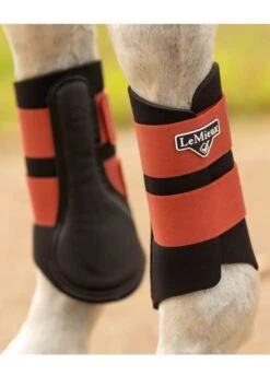 LeMieux Grafter Brushing Boots - Sienna -Horse Rider Shop lemieux grafter boot sienna 5rdy