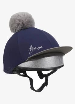 LeMieux Hat Silk - Navy/Grey