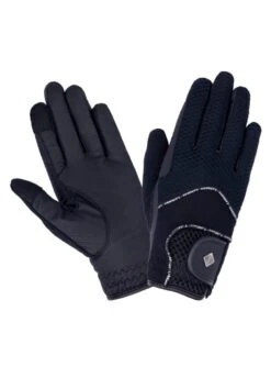 LeMieux Pro Touch 3D Mesh Riding Gloves - Navy