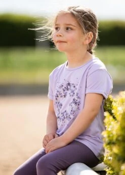 LeMieux Mini Lexi T-Shirt - Wisteria -Horse Rider Shop lemieux mini lexi wisteria 3rdy
