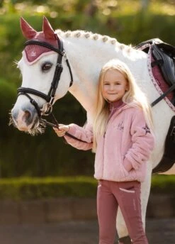 LeMieux Mini Teagan Fleece - Pink Quartz -Horse Rider Shop lemieux mini teagan pink 3rdy