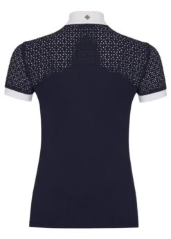 LeMieux Olivia Short Sleeve Show Shirt - Navy -Horse Rider Shop lemieux olivia ss shirt navy 3rdy