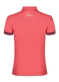 LeMieux Polo Shirt - Papaya -Horse Rider Shop lemieux polo shirt papaya 3rdy