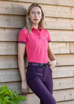 LeMieux Polo Shirt - Watermelon -Horse Rider Shop lemieux polo shirt watermelon 6rdy