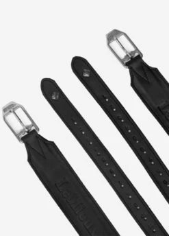 LeMieux Vector Pro Stirrup Leathers - Black -Horse Rider Shop lemieux vector pro leathers black 3rdy