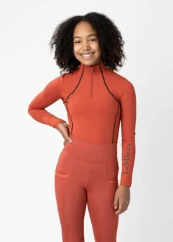 LeMieux Young Rider Base Layer - Sienna 7 LeMieux Young Rider Base Layer - Sienna -Horse Rider Shop lemieux youth base sienna 4rdy