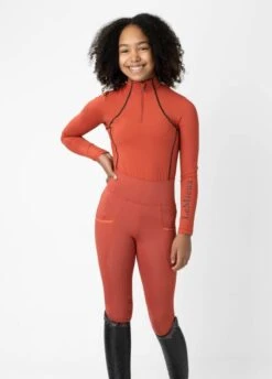 LeMieux Young Rider Pull On Breech - Sienna 7 LeMieux Young Rider Pull On Breech - Sienna -Horse Rider Shop lemieux youth breech sienna 4rdy