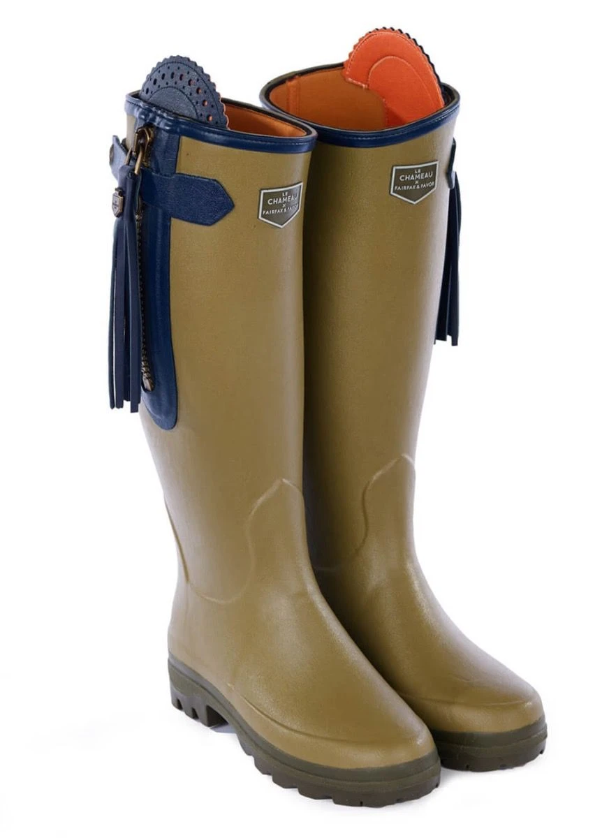 Le Chameau L'Alliance Neo Wellingtons - Vert Vierzon 1 Le Chameau L'Alliance Neo Wellingtons - Vert Vierzon