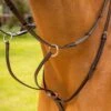 LeMieux Arika Running Martingale - Brown/Silver