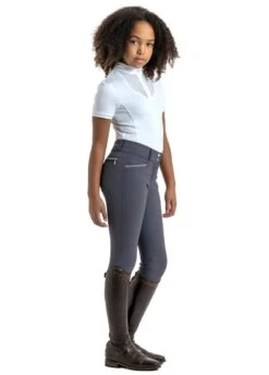 LeMieux Young Rider Belle Show Shirt - White -Horse Rider Shop lmbellewhiterdy