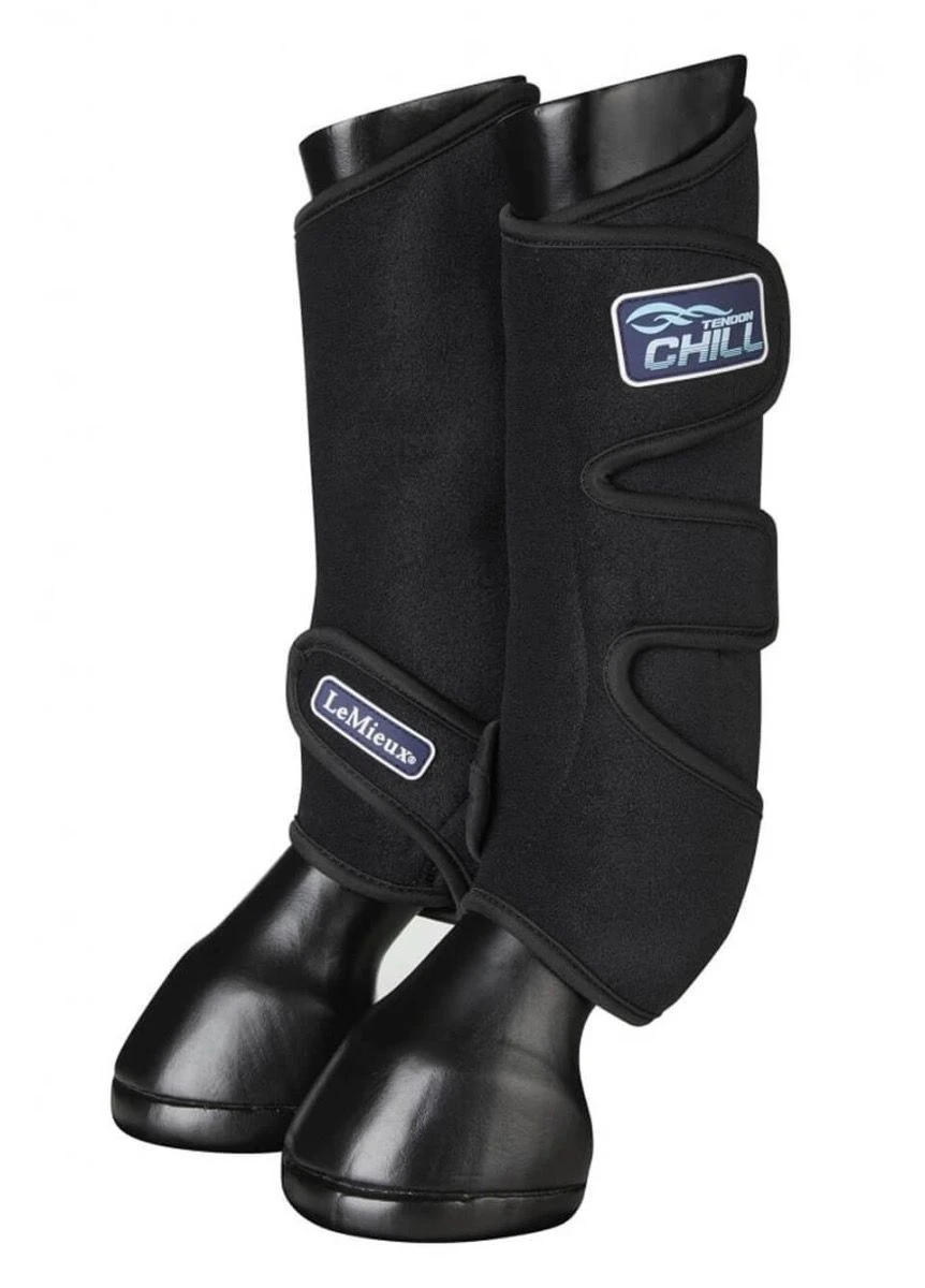 LeMieux Tendon Chill Boots (Pair) - Black 1 LeMieux Tendon Chill Boots (Pair) - Black