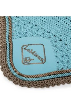 LeMieux Classic Fly Hood - Azure -Horse Rider Shop lmclassicflyhoodazurerdy