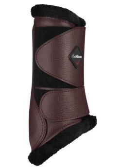 LeMieux Fleece Brushing Boots - Rioja -Horse Rider Shop lmfleecebootrioja3rdy