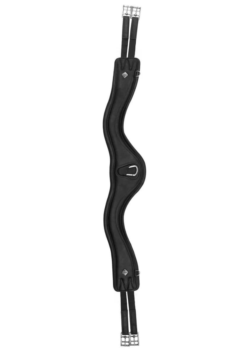 LeMieux Gel-Tek Anatomic Curve Jumping Girth - Black 1 LeMieux Gel-Tek Anatomic Curve Jumping Girth - Black