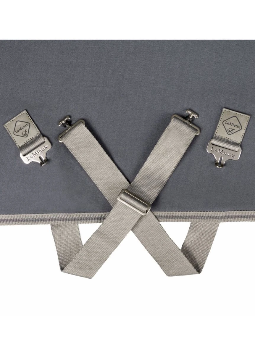 LeMieux Arika Jersey-Tek Fleece Rug - Grey 2 LeMieux Arika Jersey-Tek Fleece Rug - Grey - Image 2