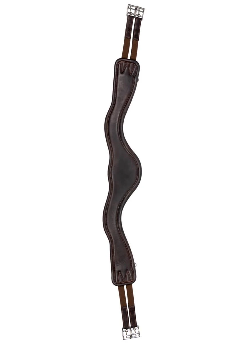 LeMieux Gel-Tek Anatomic Curve Jumping Girth - Brown 3 LeMieux Gel-Tek Anatomic Curve Jumping Girth - Brown - Image 3