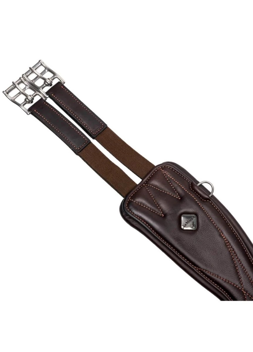 LeMieux Gel-Tek Anatomic Curve Jumping Girth - Brown 5 LeMieux Gel-Tek Anatomic Curve Jumping Girth - Brown - Image 5