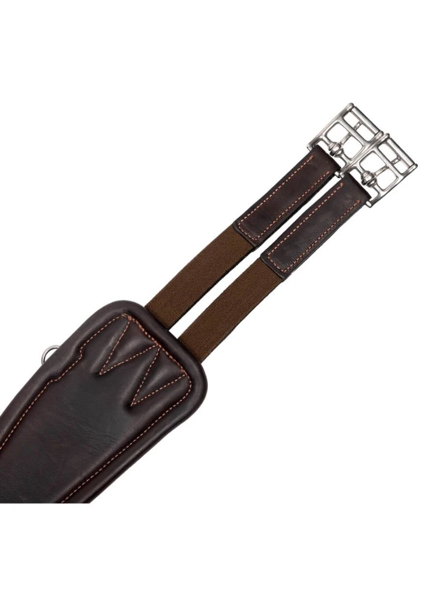 LeMieux Gel-Tek Anatomic Curve Jumping Girth - Brown 6 LeMieux Gel-Tek Anatomic Curve Jumping Girth - Brown - Image 6