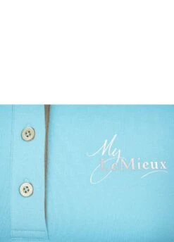 LeMieux Polo Shirt - Azure -Horse Rider Shop lmpoloazurerdy copy