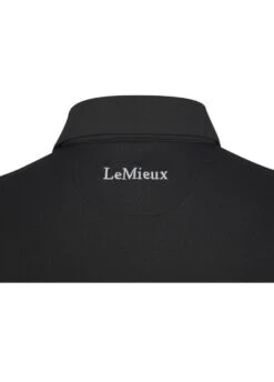 LeMieux Monsieur Mens Polo Shirt - Black -Horse Rider Shop lmpoloblack5rdy