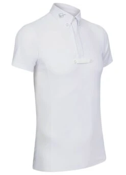 LeMieux Monsieur Mens Competition Shirt - White -Horse Rider Shop lmshowshirtwhite3rdy