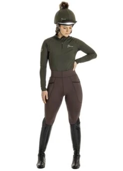 LeMieux Winter Pull On Seamless Breech - Brown -Horse Rider Shop lmslessbreechbrown2rdy