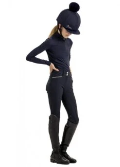LeMieux Young Rider Breech - Indigo -Horse Rider Shop lmyouthbreechindigo3rdy 1