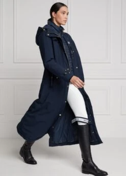 Holland Cooper Longline Training Coat - Ink Navy -Horse Rider Shop longlinenvy11rdy