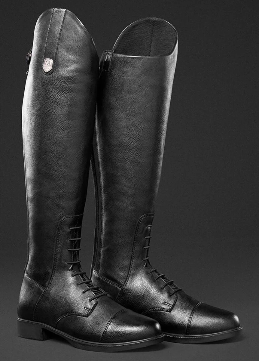 Mountain Horse Veganza Young Tall Riding Boots - Black 1 Mountain Horse Veganza Young Tall Riding Boots - Black