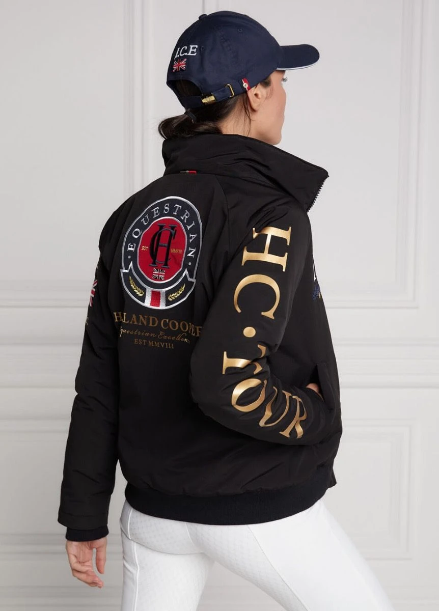 Holland Cooper Equestrian Team HC Jacket - Black 3 Holland Cooper Equestrian Team HC Jacket - Black - Image 3