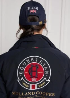 Holland Cooper Equestrian Team HC Jacket - Navy -Horse Rider Shop newteamjcktnvy8rdy