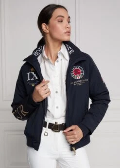 Holland Cooper Equestrian Team HC Jacket - Navy -Horse Rider Shop newteamjcktnvyrdy