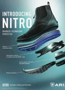 Ariat Ladies Devon Nitro Paddock Boots - Black -Horse Rider Shop nitro 1 1