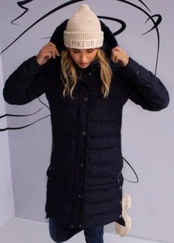 Pikeur Amara Waterproof Long Coat - Night Sky -Horse Rider Shop pikeur amara coat night sky 3rdy