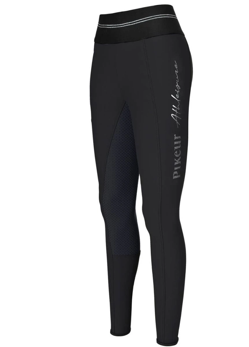 Pikeur Gia Grip Athleisure Breeches - Black 1 Pikeur Gia Grip Athleisure Breeches - Black