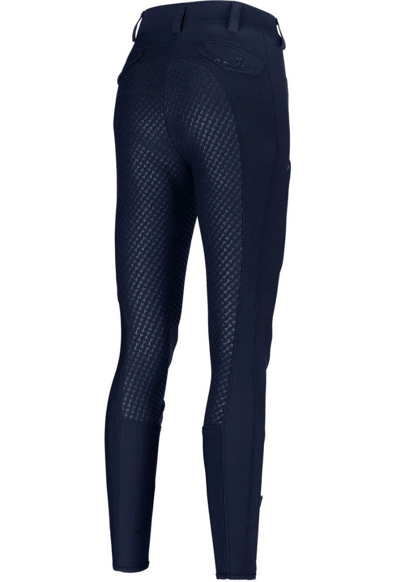 Pikeur Laure Grip Full Seat Breeches - Night Blue 2 Pikeur Laure Grip Full Seat Breeches - Night Blue - Image 2
