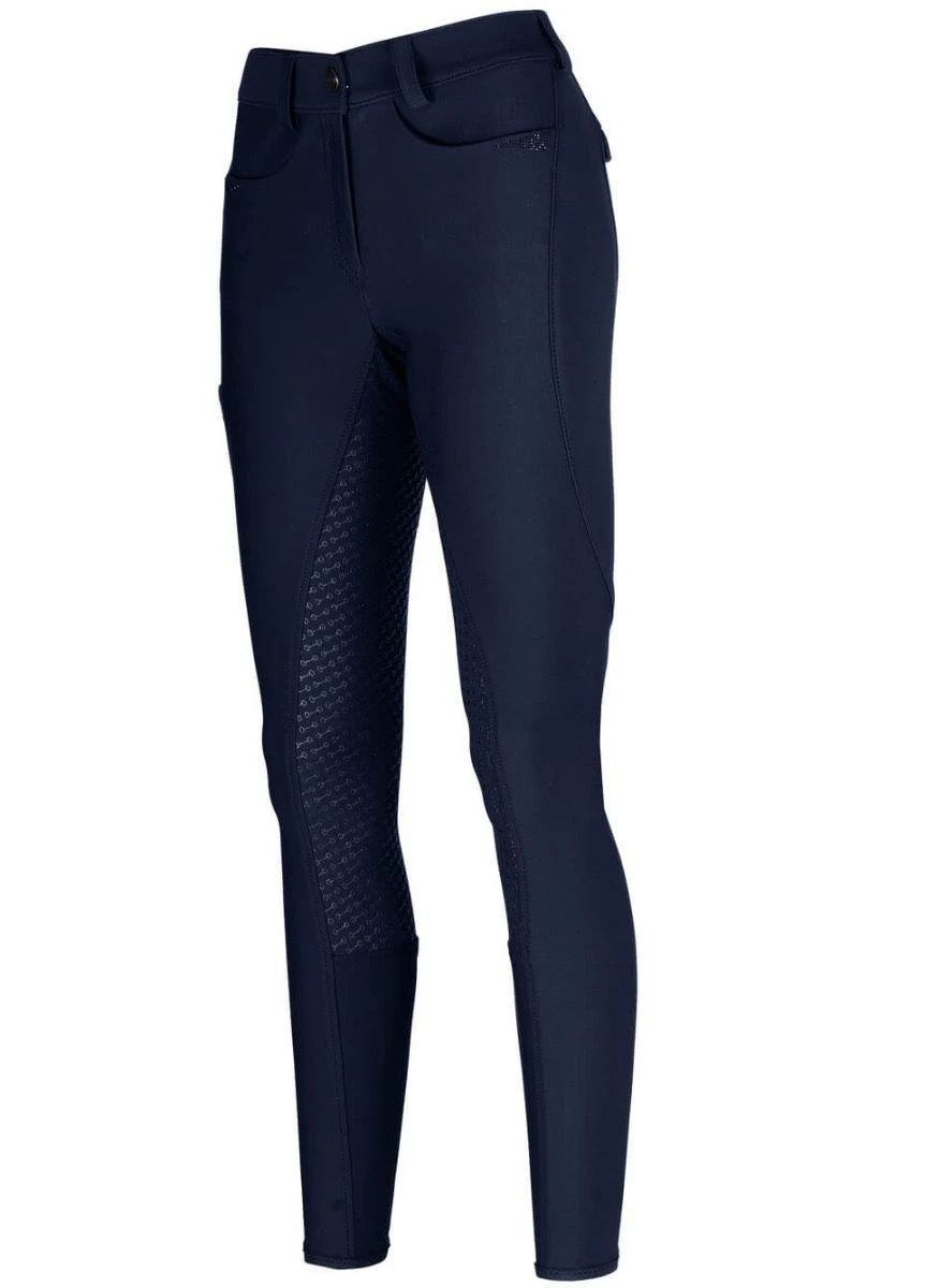 Pikeur Laure Grip Full Seat Breeches - Night Blue 1 Pikeur Laure Grip Full Seat Breeches - Night Blue