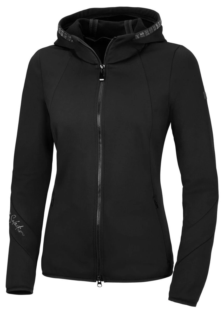 Pikeur Nika Fleece Jacket - Black 1 Pikeur Nika Fleece Jacket - Black