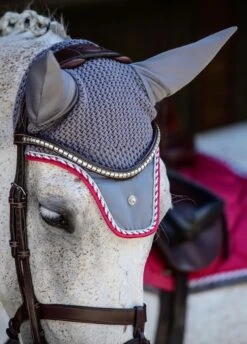 Ps Of Sweden Fly Hood - Scarlet -Horse Rider Shop psflyhatscarletrdy