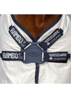 Rambo Natura Summer Sheet - White/Navy -Horse Rider Shop rambonatura2rdy