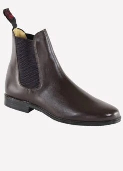 Regent Junior Steed Jodhpur Boots - Dark Brown